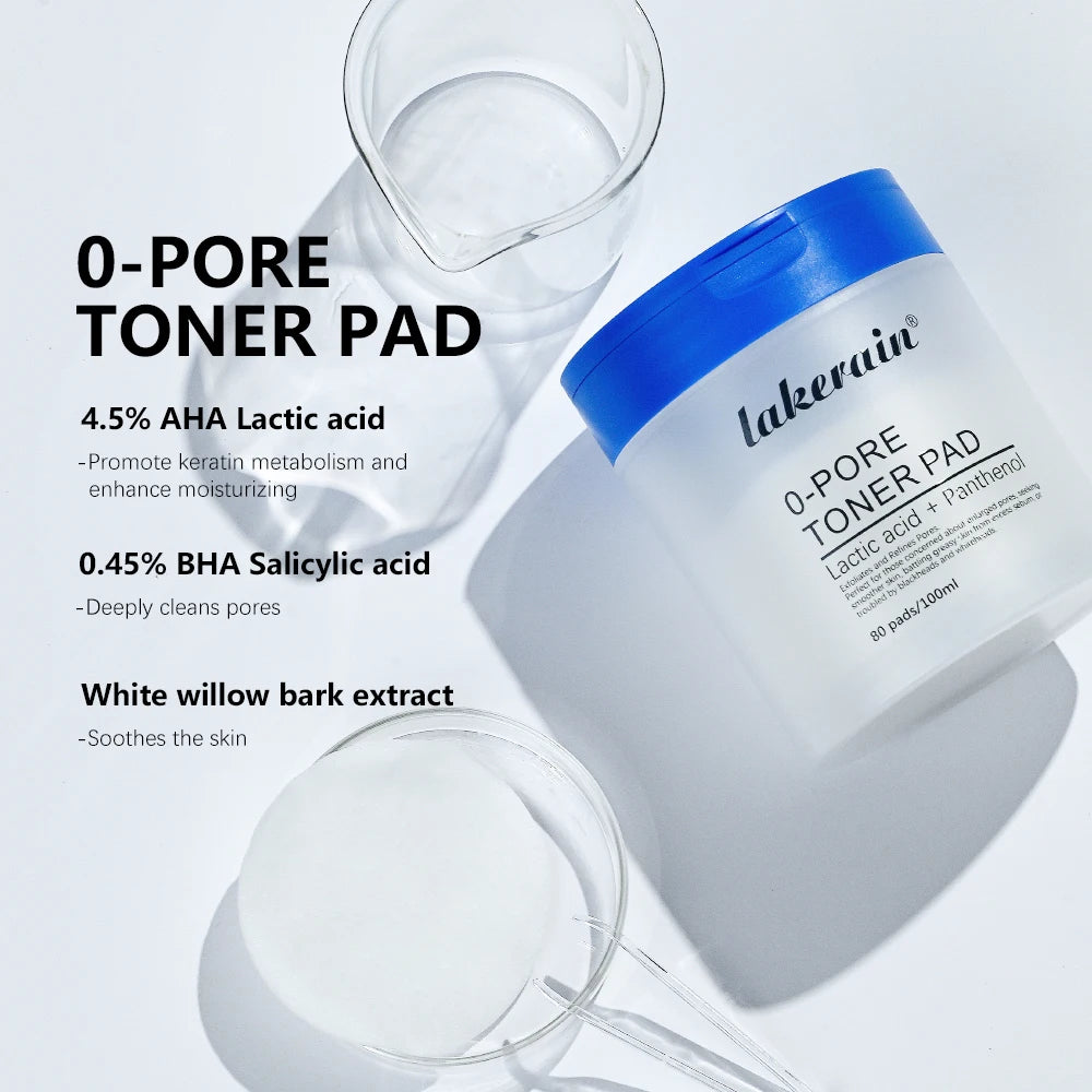 Zero Pore Toner Pads Control Oil Reduce Sebum Exfoliate Deep Clean Refines Pores Antioxidant Skincare Treatment Skincare Korean