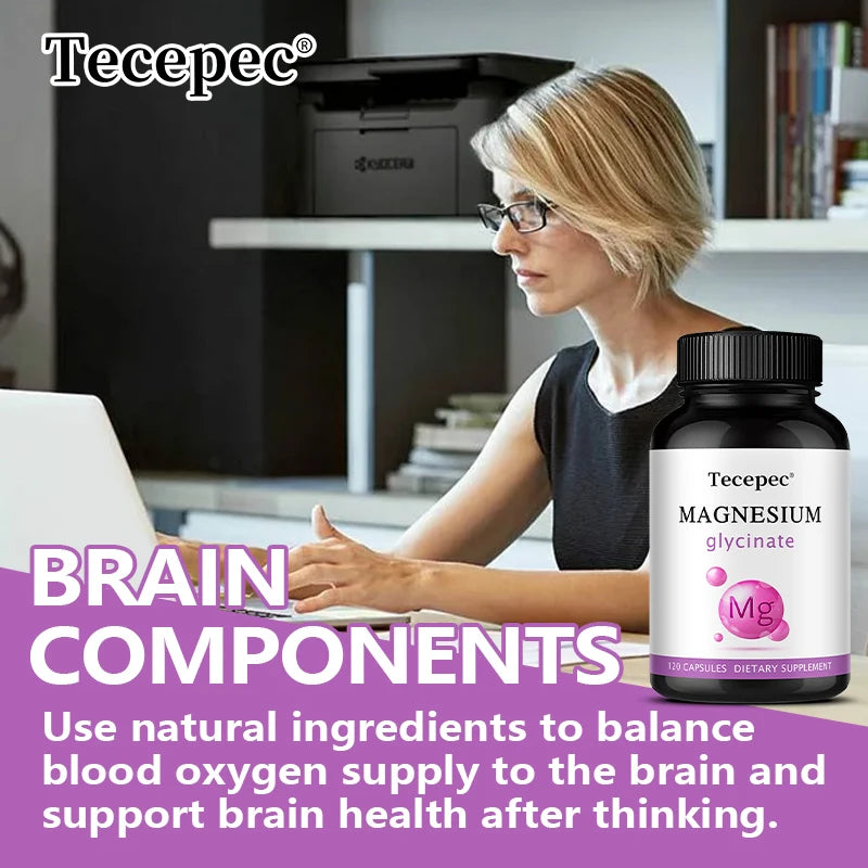 Magnesium Glycinate 1000mg — Chelated Capsules